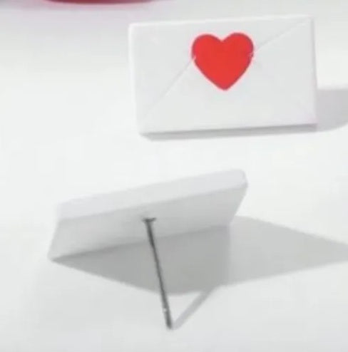 Acrylic Envelope Heart Letter Romantic Valentine's Day Stud Earrings