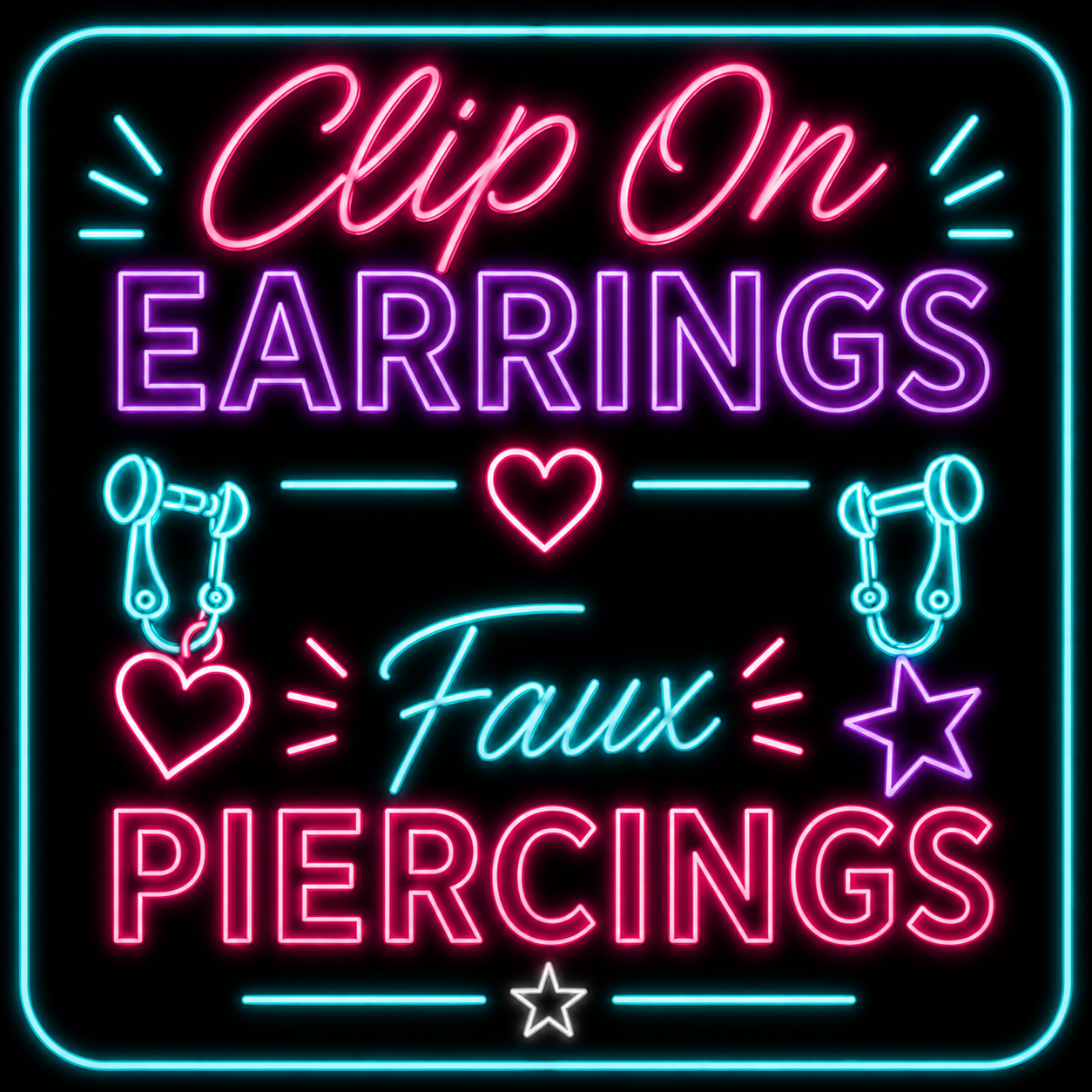 Clip-On Earrings And Faux Piercing Jewellery