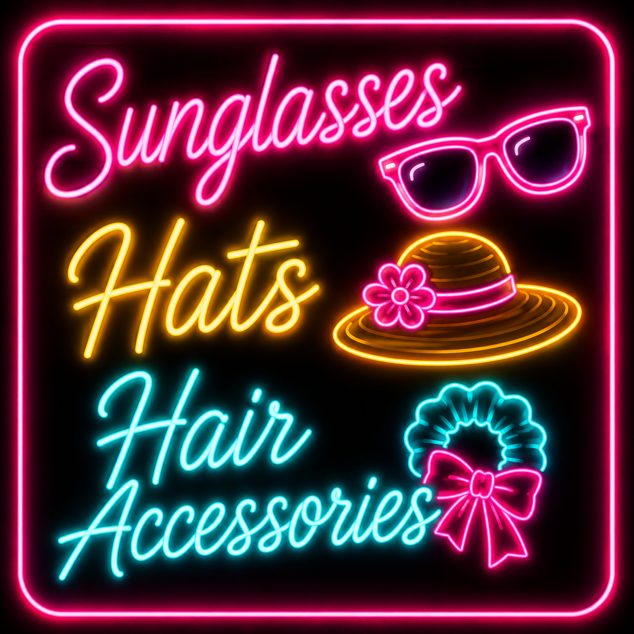 For Your Head! Sunglasses Hats Eye Wear Hair Accessories Clips Scrunchies & Headbands
