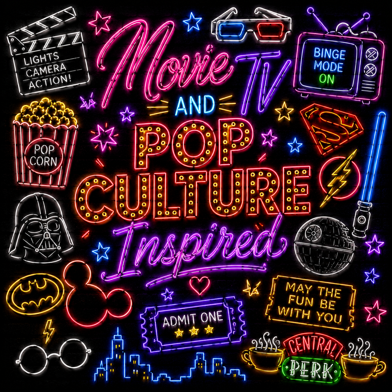 Movie TV and Pop Culture Inspired