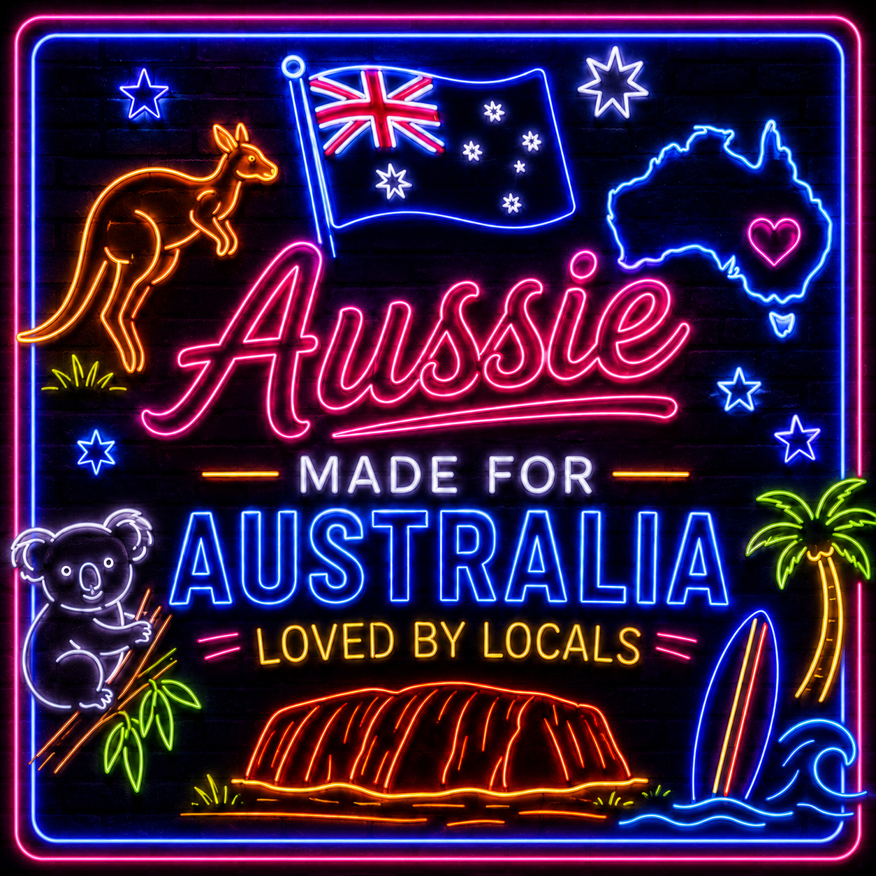 Australian Aussie Themed