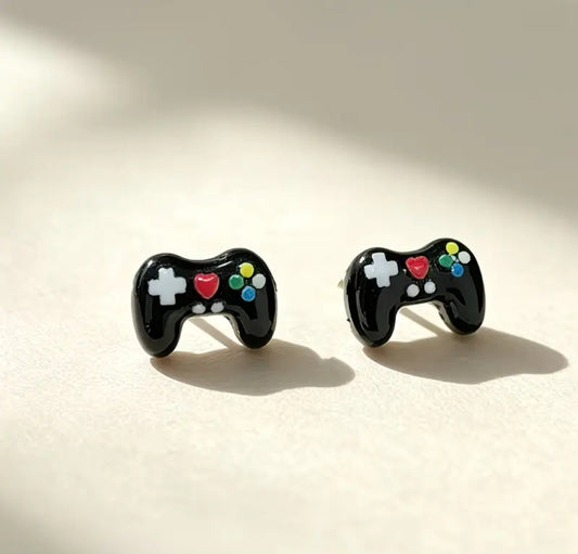 Acrylic Gamer Controller Teeny Tiny Studs Resin Ear Needle For Sensitive Ears